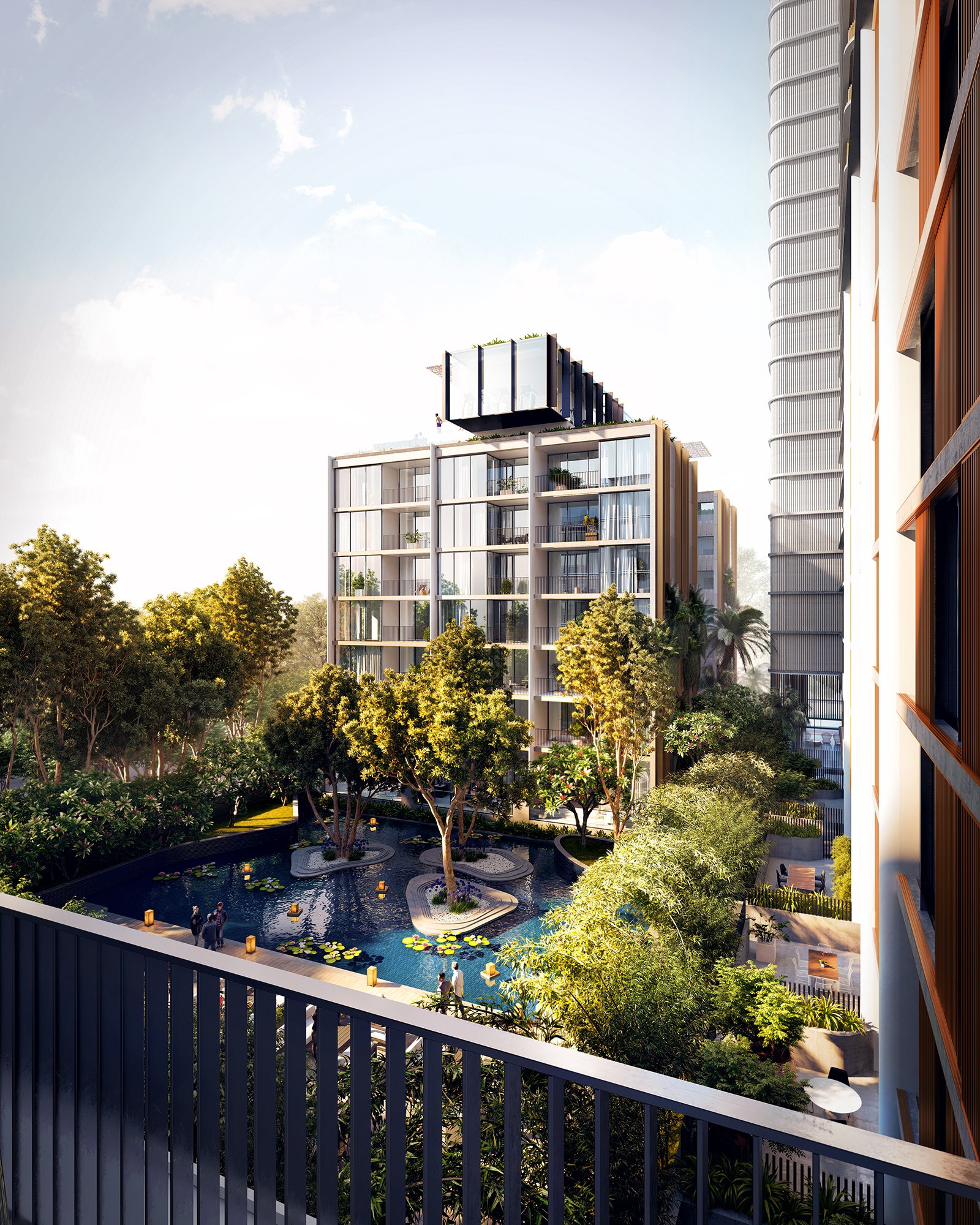 Waterfall by Crown Group Balcony Waterfall by Crown Group Balcony